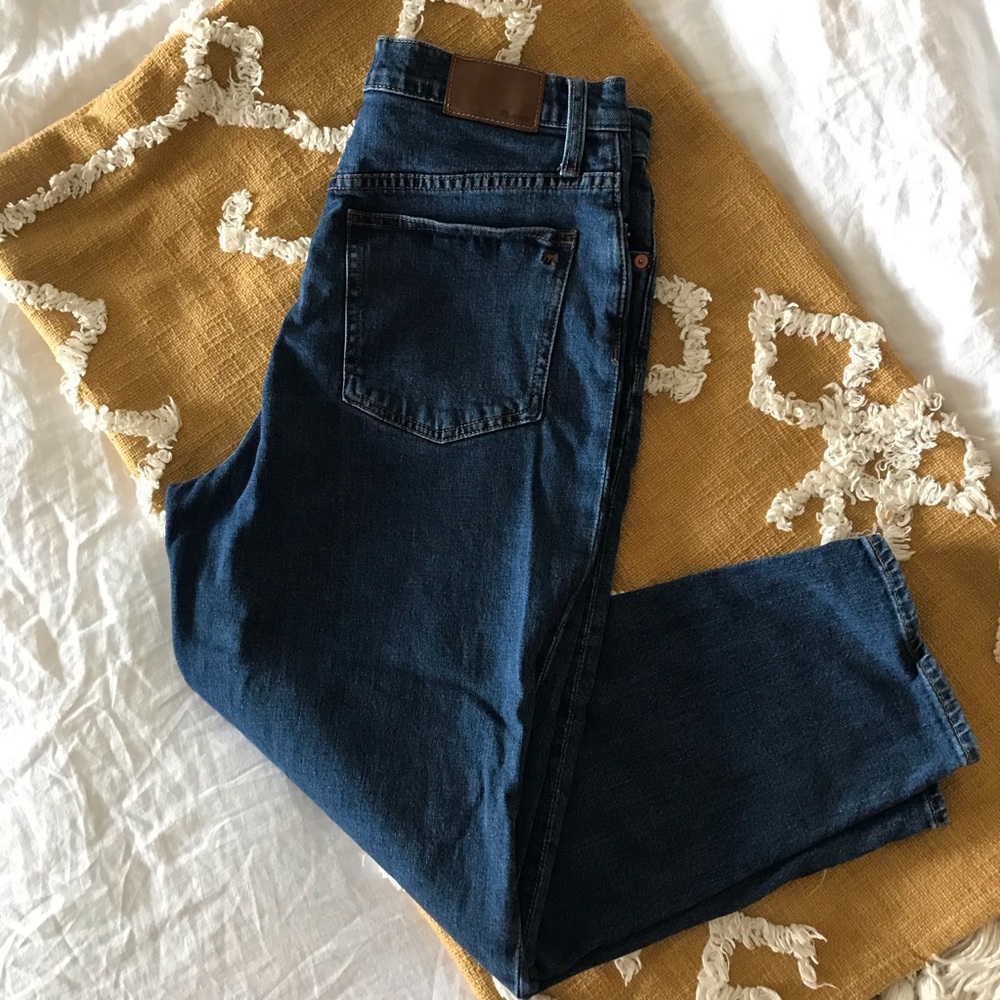 MADEWELL Tapered Jeans in Bellclaire Wash